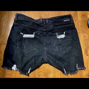 Buffalo David Bitton Women’s Sz 26 Cutoff Fringe Hem Shorts